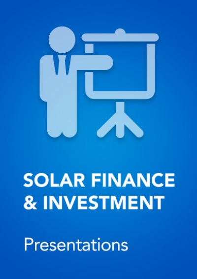 Speaker Presentations for Solar Finance & Investment Europe 2016 front cover