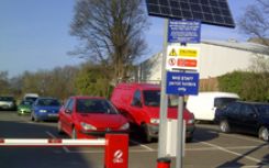 Warwick Hospital installs UK’s first solar-powered parking barriers