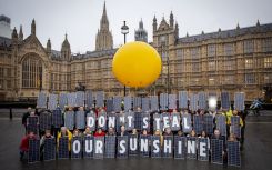 Solar campaigners create pop-up PV project at parliament