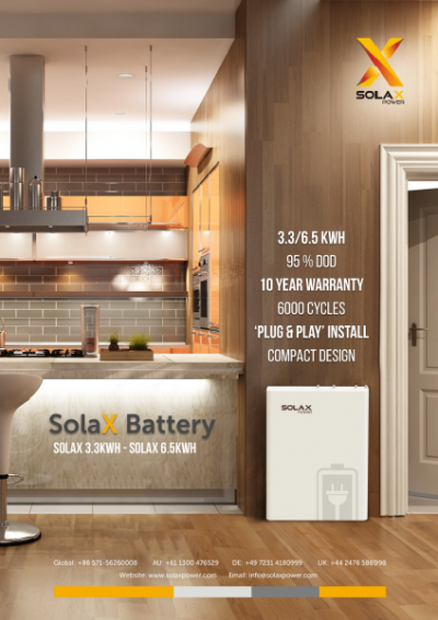 SolaX Power to offer new dual-branded, high-performance battery solution front cover